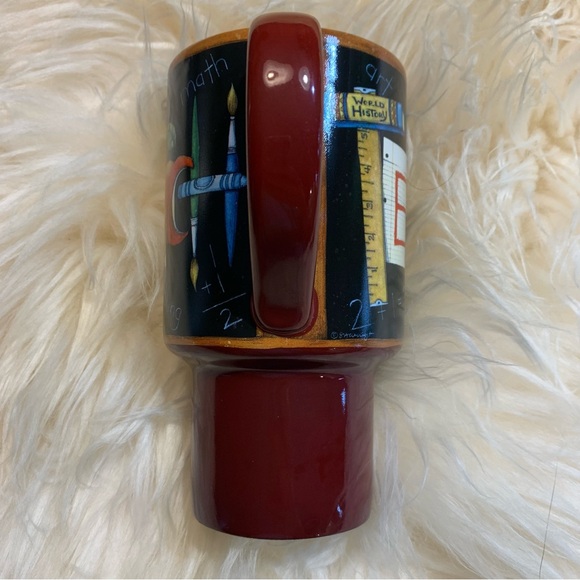 Teacher travel mug with lid. Math art history - Picture 7 of 13